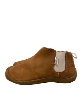 Keen Womens Brown Leather Mosey Ankle Boots With Elastic Gore & Crepe Sole 8.5